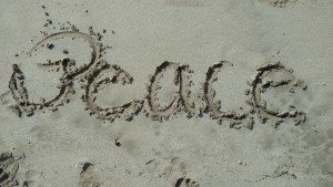 Peace in Sand